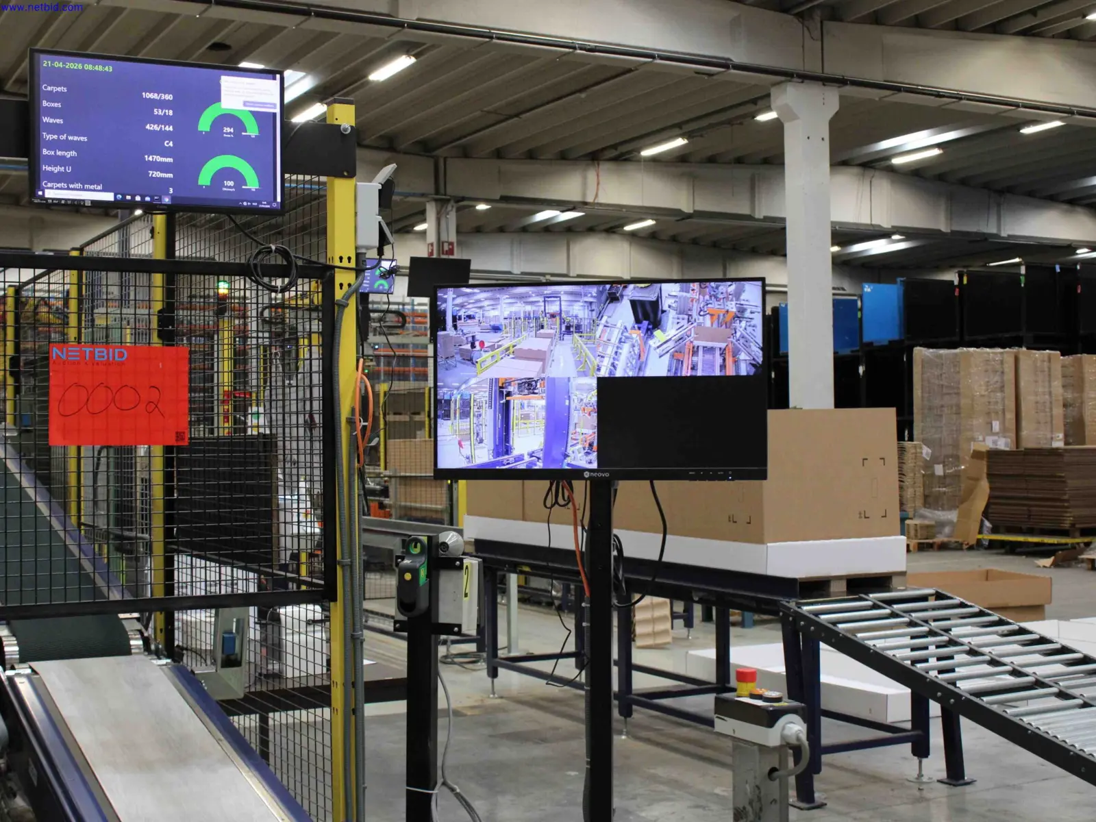 Existing production displays and camera monitoring